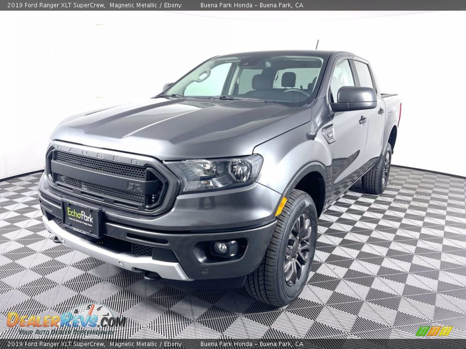 2019 Ford Ranger XLT SuperCrew Magnetic Metallic / Ebony Photo #3