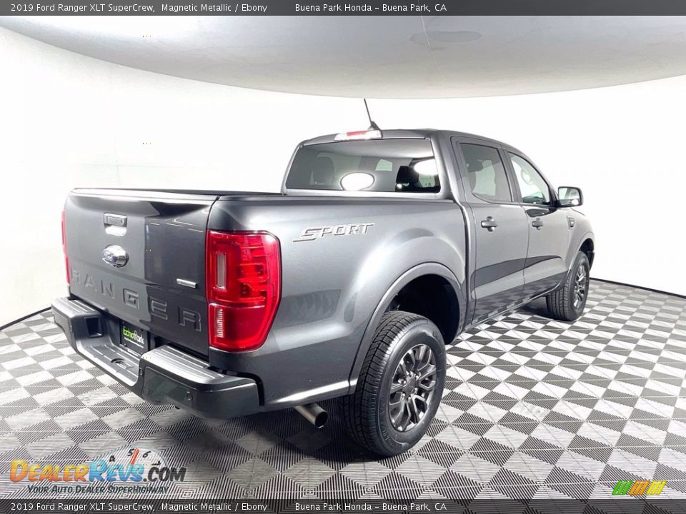 2019 Ford Ranger XLT SuperCrew Magnetic Metallic / Ebony Photo #7