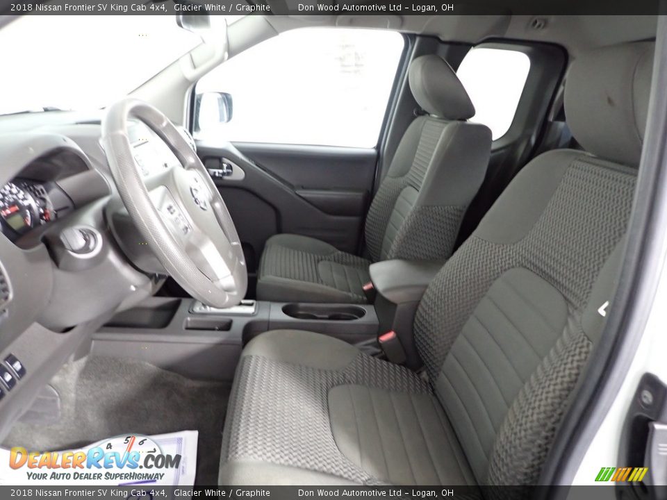 2018 Nissan Frontier SV King Cab 4x4 Glacier White / Graphite Photo #15
