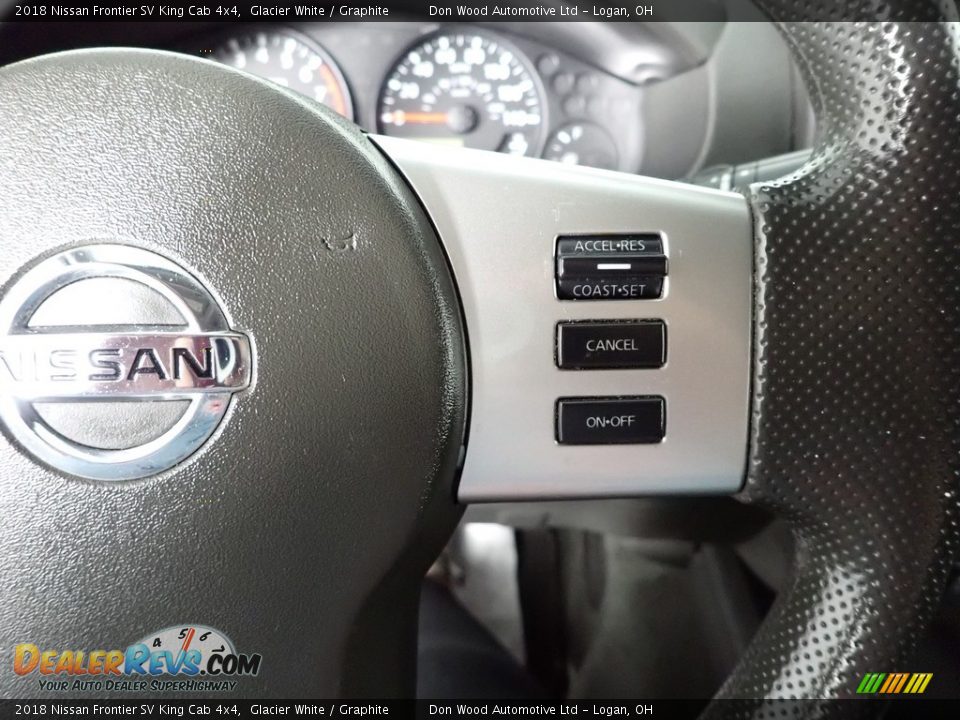 2018 Nissan Frontier SV King Cab 4x4 Glacier White / Graphite Photo #18