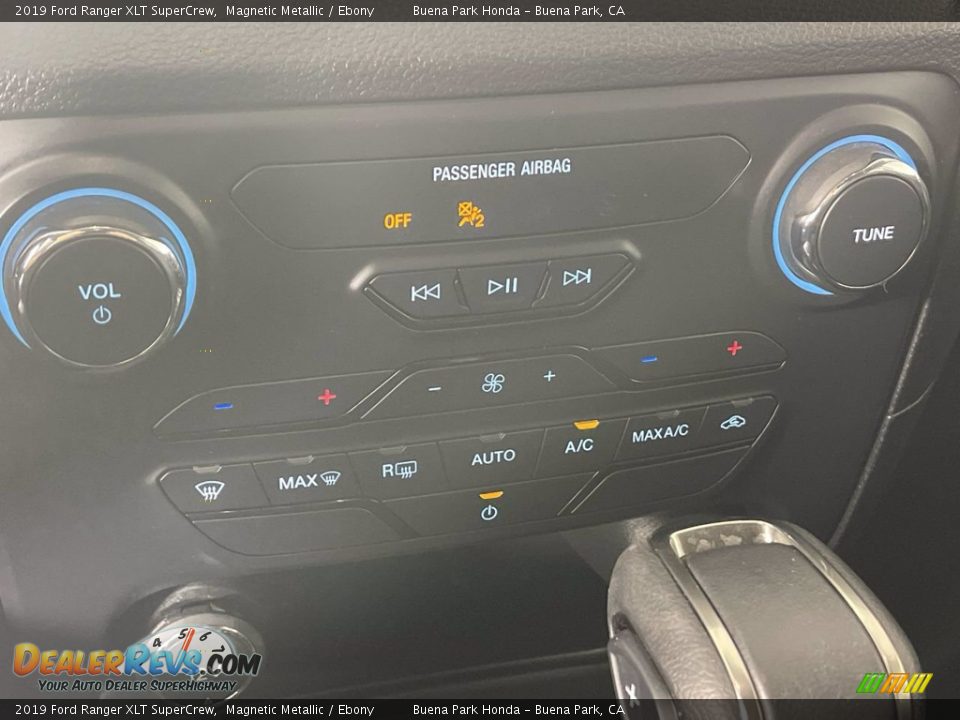 2019 Ford Ranger XLT SuperCrew Magnetic Metallic / Ebony Photo #18