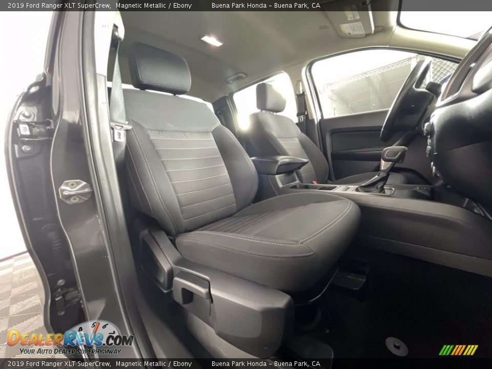 2019 Ford Ranger XLT SuperCrew Magnetic Metallic / Ebony Photo #24