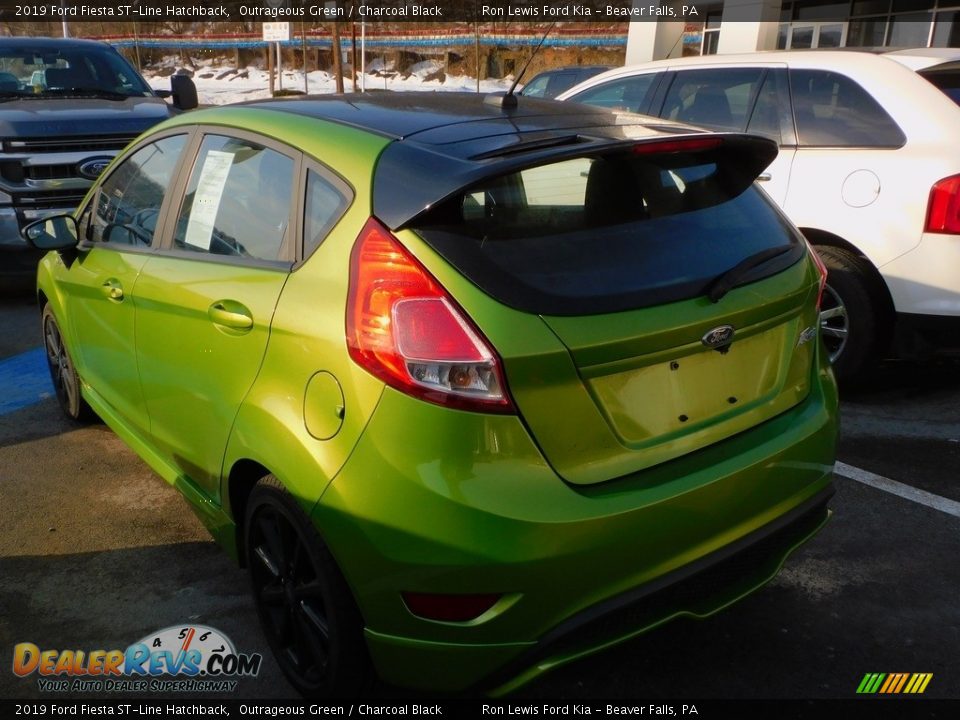 2019 Ford Fiesta ST-Line Hatchback Outrageous Green / Charcoal Black Photo #3