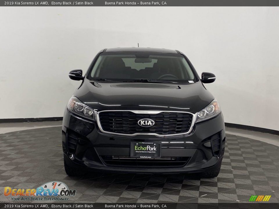 2019 Kia Sorento LX AWD Ebony Black / Satin Black Photo #3