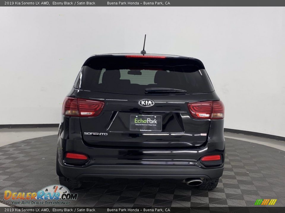 2019 Kia Sorento LX AWD Ebony Black / Satin Black Photo #7