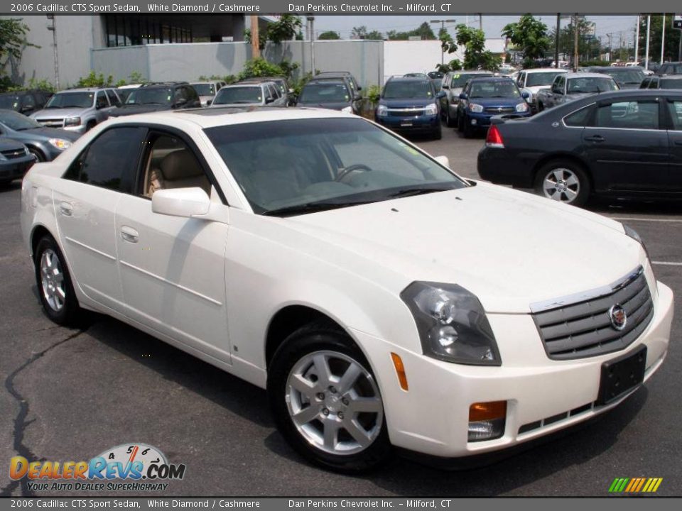 2006 Cadillac CTS Sport Sedan White Diamond / Cashmere Photo #3