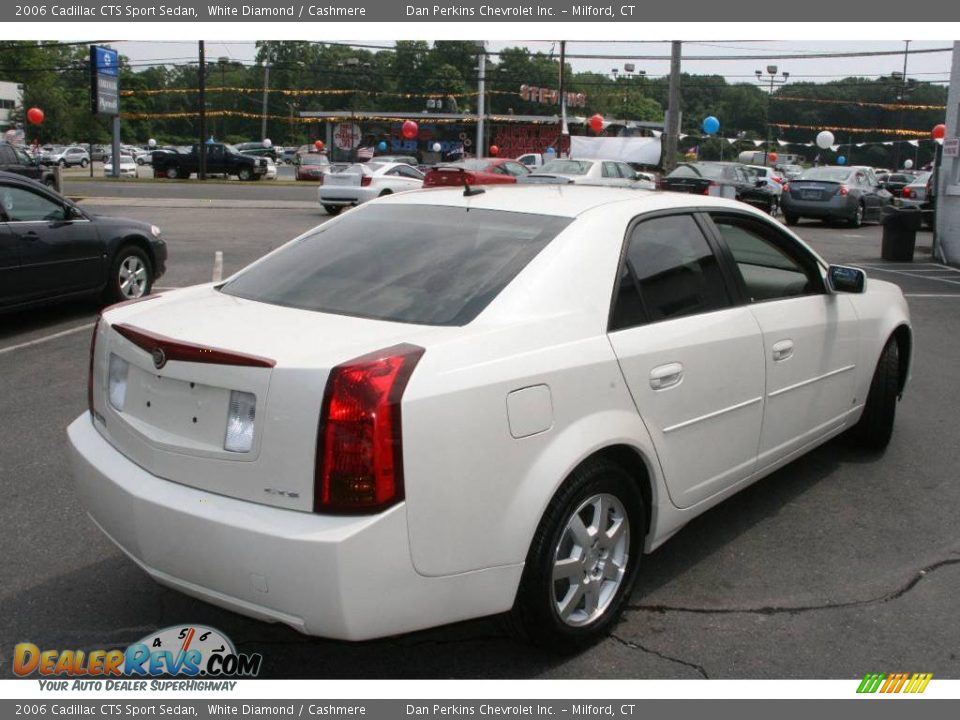 2006 Cadillac CTS Sport Sedan White Diamond / Cashmere Photo #4