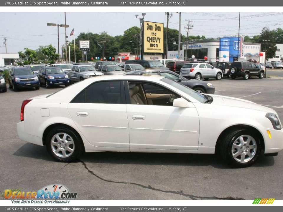 2006 Cadillac CTS Sport Sedan White Diamond / Cashmere Photo #5