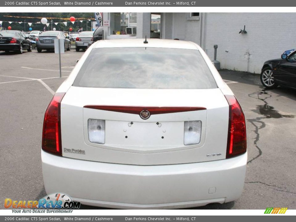 2006 Cadillac CTS Sport Sedan White Diamond / Cashmere Photo #6