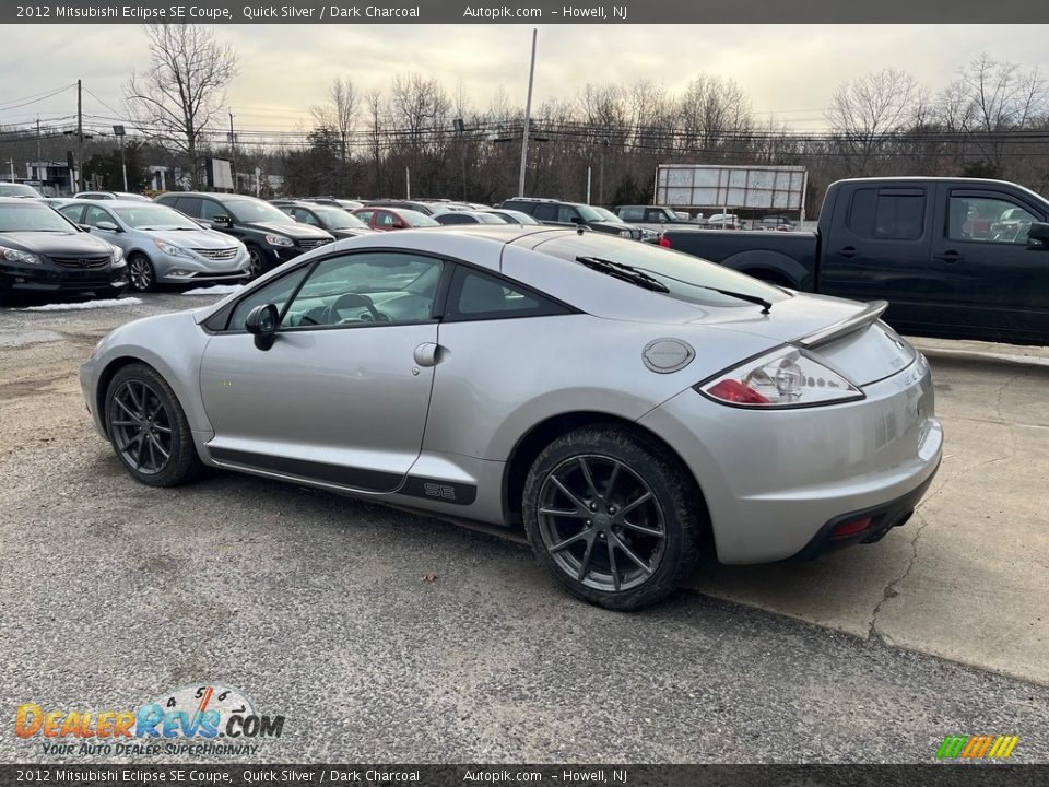 2012 Mitsubishi Eclipse SE Coupe Quick Silver / Dark Charcoal Photo #5