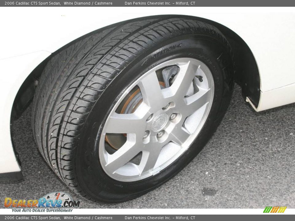 2006 Cadillac CTS Sport Sedan White Diamond / Cashmere Photo #9