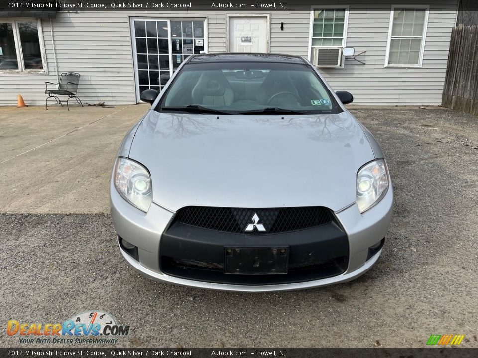 2012 Mitsubishi Eclipse SE Coupe Quick Silver / Dark Charcoal Photo #12