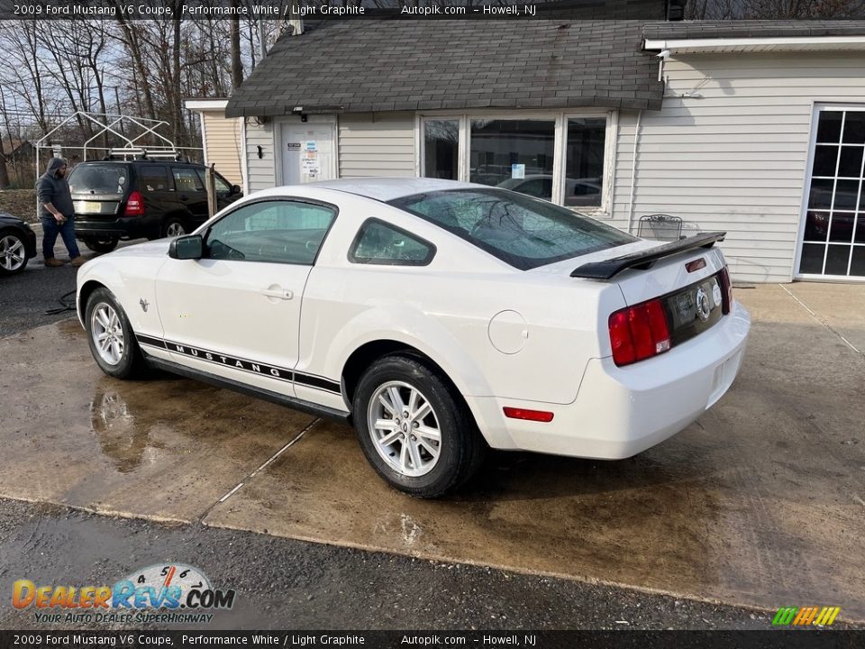 2009 Ford Mustang V6 Coupe Performance White / Light Graphite Photo #6