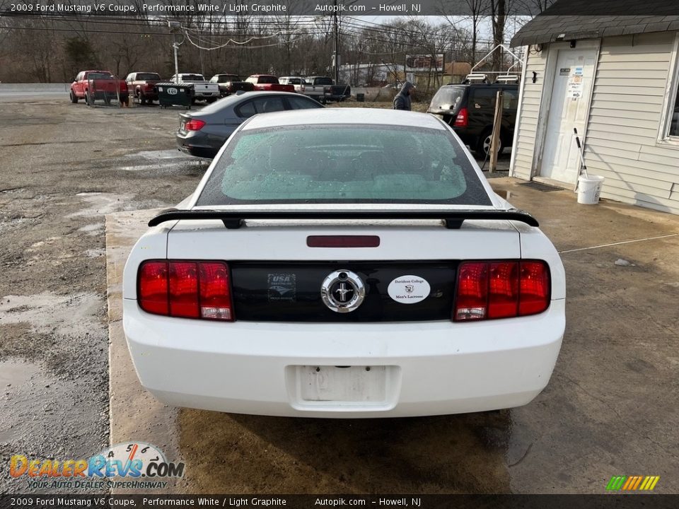 2009 Ford Mustang V6 Coupe Performance White / Light Graphite Photo #9