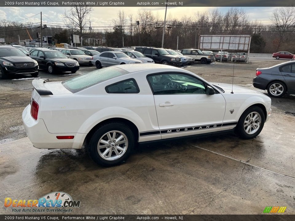 2009 Ford Mustang V6 Coupe Performance White / Light Graphite Photo #10