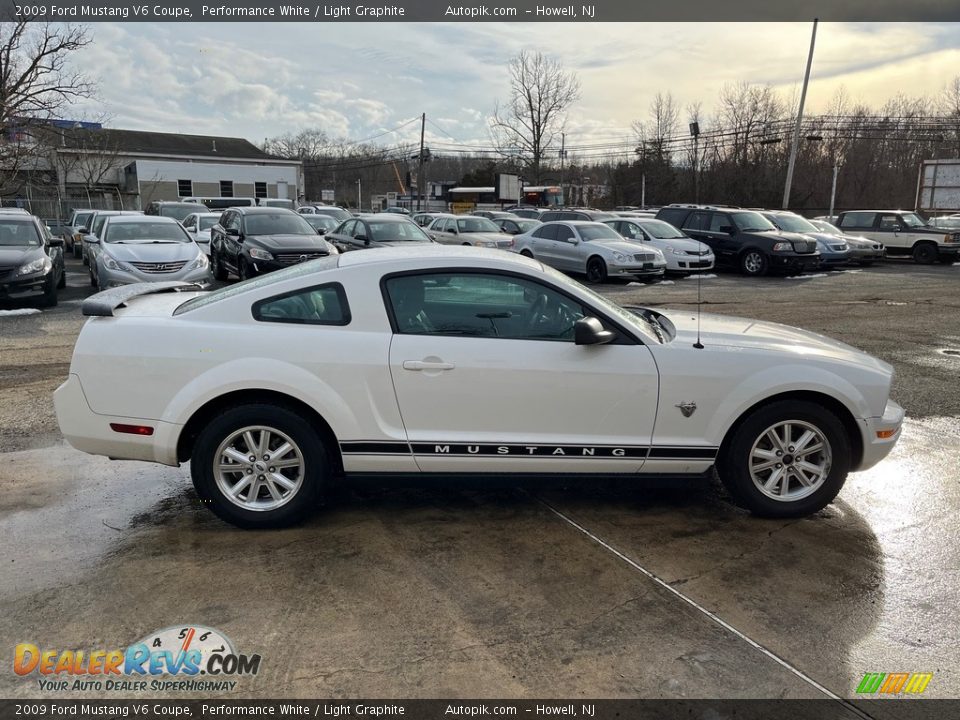 2009 Ford Mustang V6 Coupe Performance White / Light Graphite Photo #11