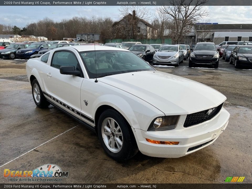 2009 Ford Mustang V6 Coupe Performance White / Light Graphite Photo #13