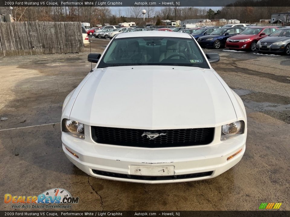 2009 Ford Mustang V6 Coupe Performance White / Light Graphite Photo #14