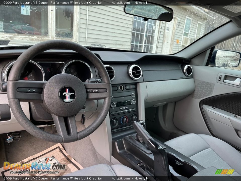 2009 Ford Mustang V6 Coupe Performance White / Light Graphite Photo #20