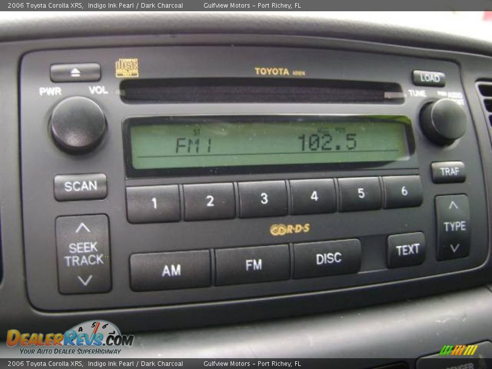 2006 Toyota Corolla XRS Indigo Ink Pearl / Dark Charcoal Photo #27