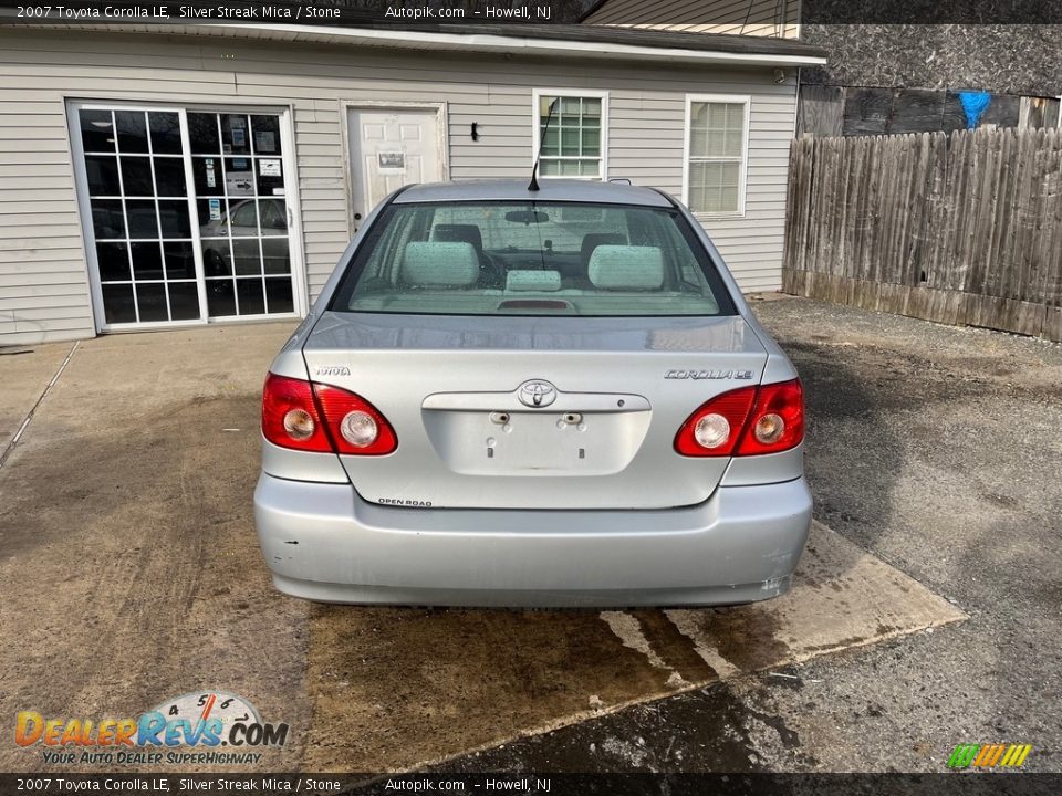 2007 Toyota Corolla LE Silver Streak Mica / Stone Photo #6