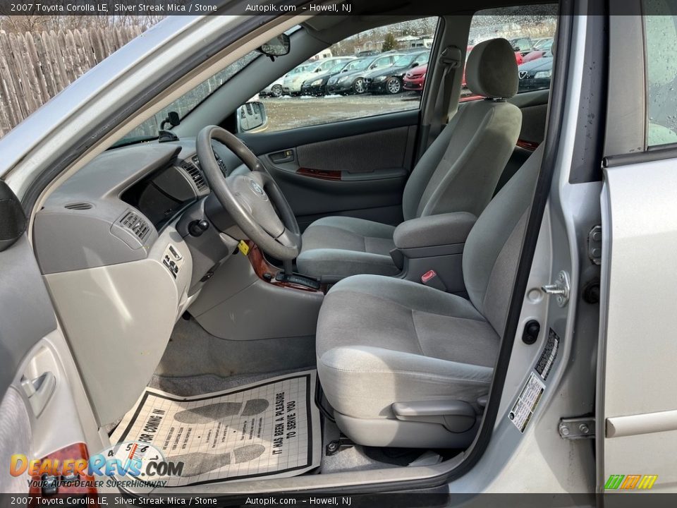 2007 Toyota Corolla LE Silver Streak Mica / Stone Photo #12