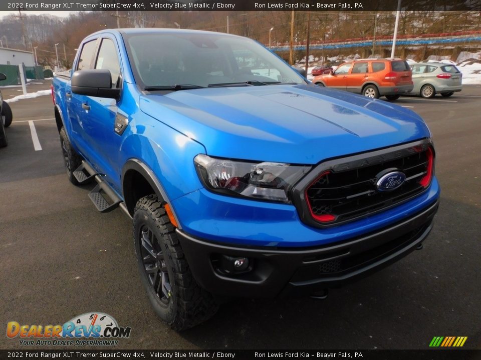 Front 3/4 View of 2022 Ford Ranger XLT Tremor SuperCrew 4x4 Photo #9