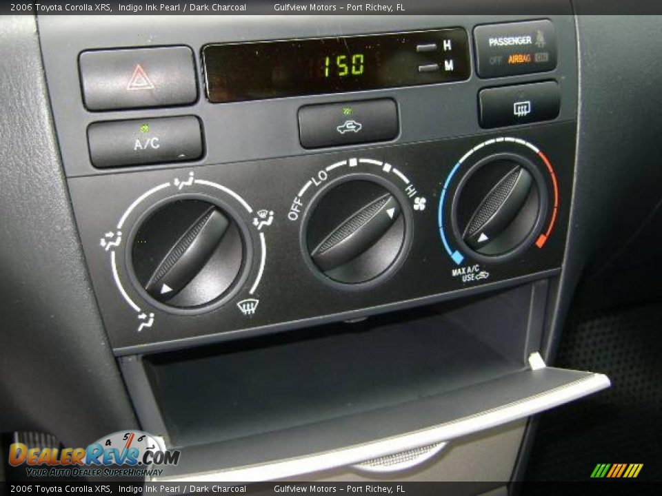 2006 Toyota Corolla XRS Indigo Ink Pearl / Dark Charcoal Photo #28