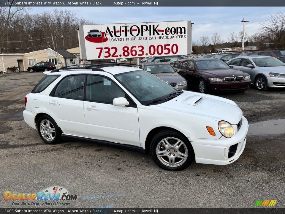 2003 Subaru Impreza WRX Wagon Aspen White / Black Photo #1