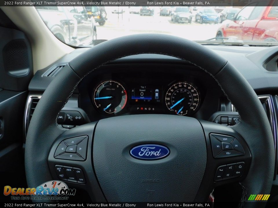 2022 Ford Ranger XLT Tremor SuperCrew 4x4 Steering Wheel Photo #19