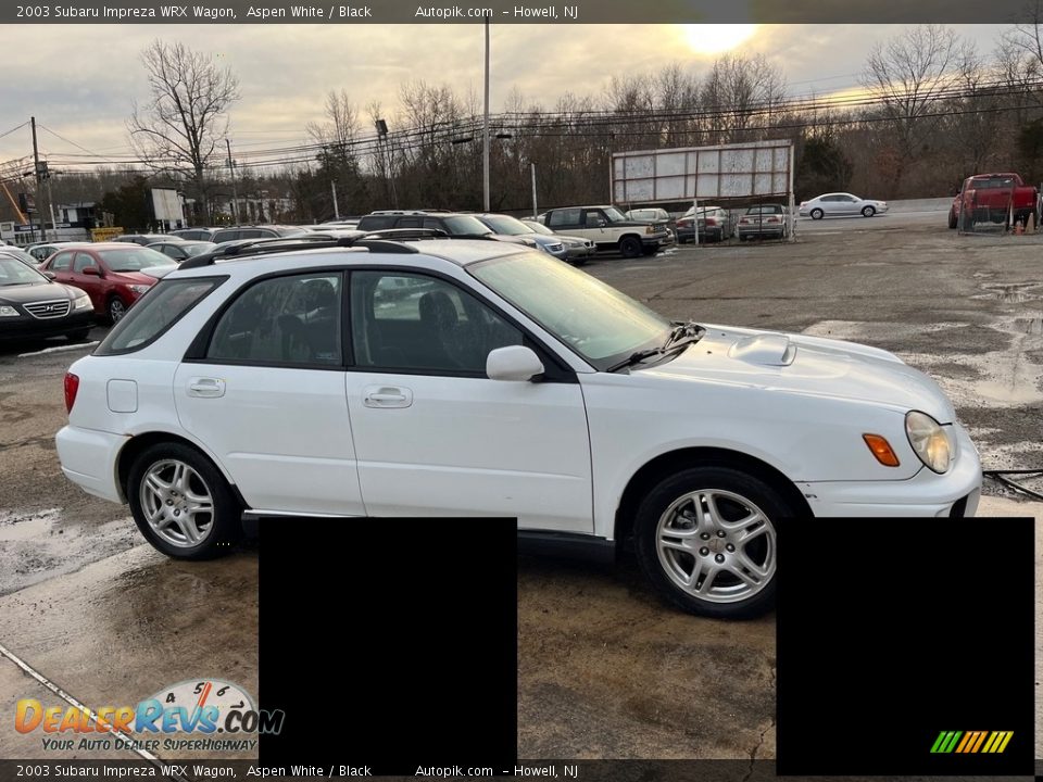 2003 Subaru Impreza WRX Wagon Aspen White / Black Photo #3