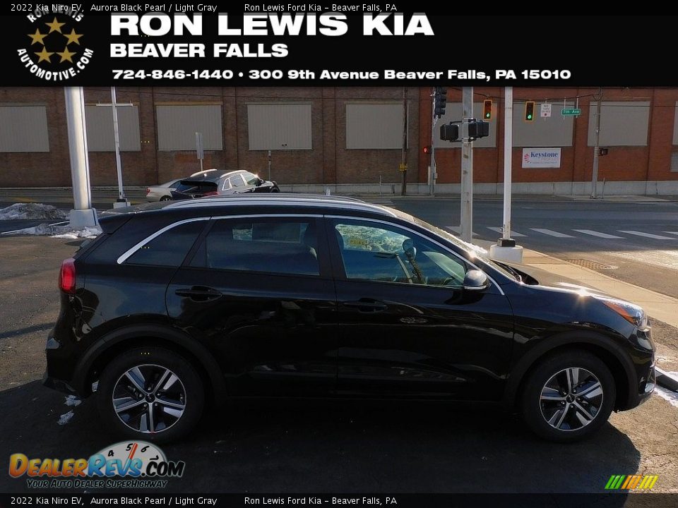 2022 Kia Niro EV Aurora Black Pearl / Light Gray Photo #1