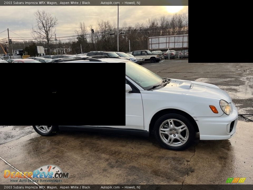 2003 Subaru Impreza WRX Wagon Aspen White / Black Photo #4