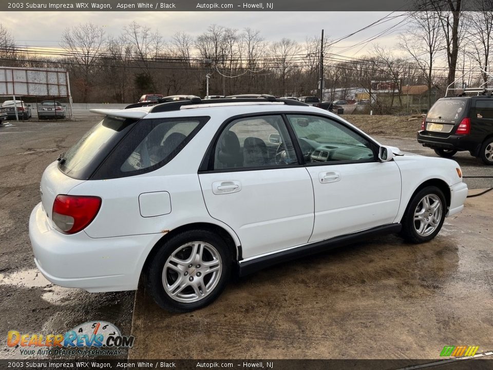 2003 Subaru Impreza WRX Wagon Aspen White / Black Photo #5