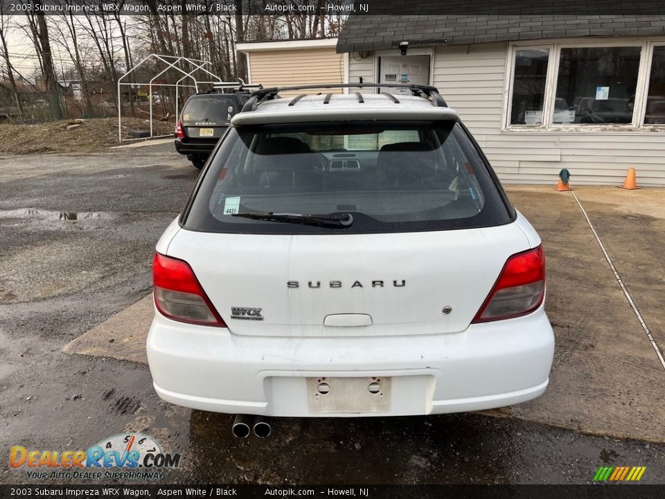 2003 Subaru Impreza WRX Wagon Aspen White / Black Photo #7