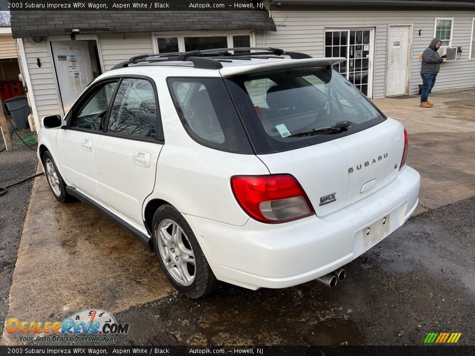 2003 Subaru Impreza WRX Wagon Aspen White / Black Photo #8