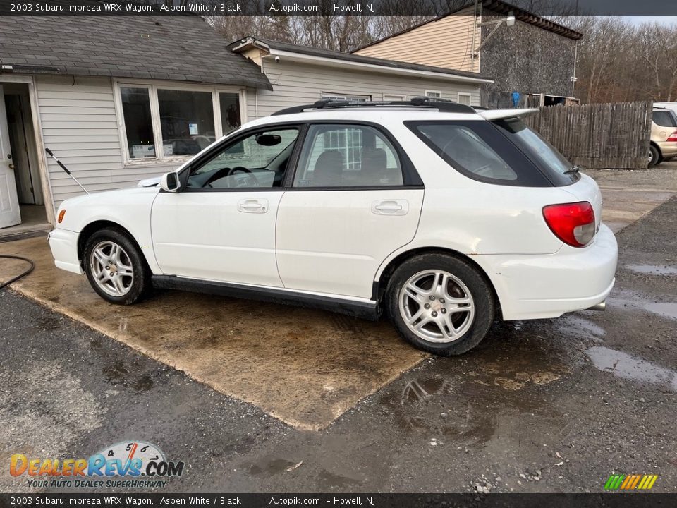 2003 Subaru Impreza WRX Wagon Aspen White / Black Photo #9