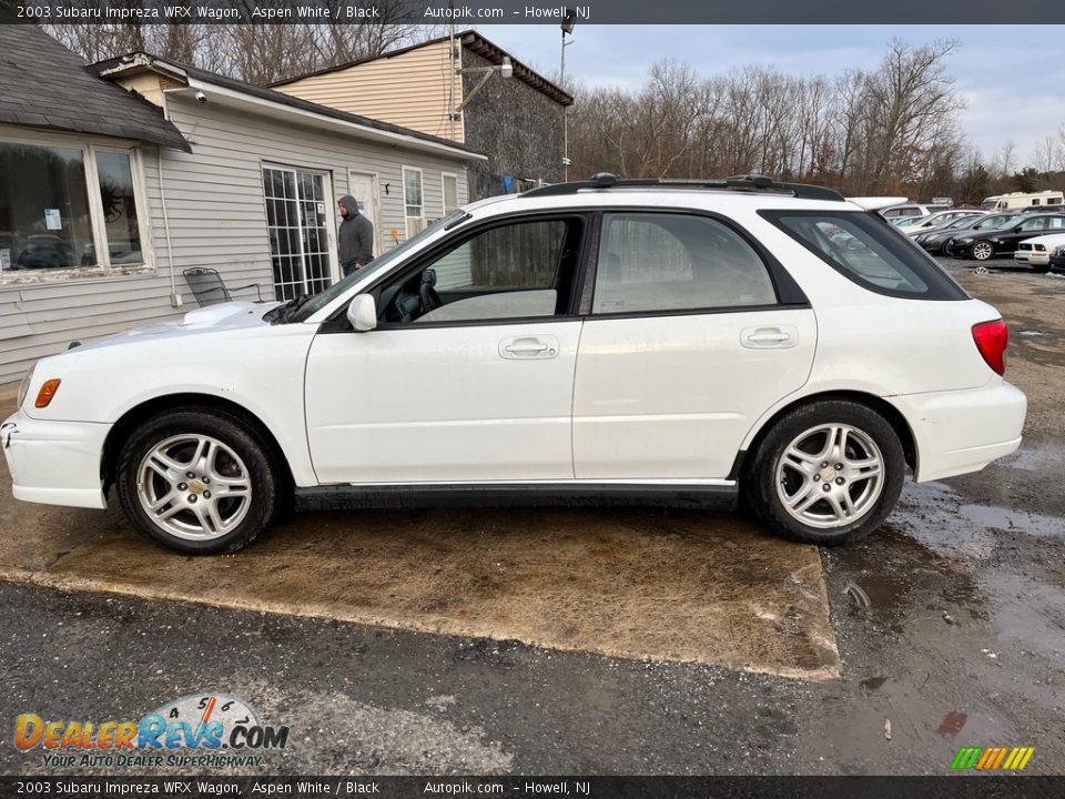 2003 Subaru Impreza WRX Wagon Aspen White / Black Photo #11