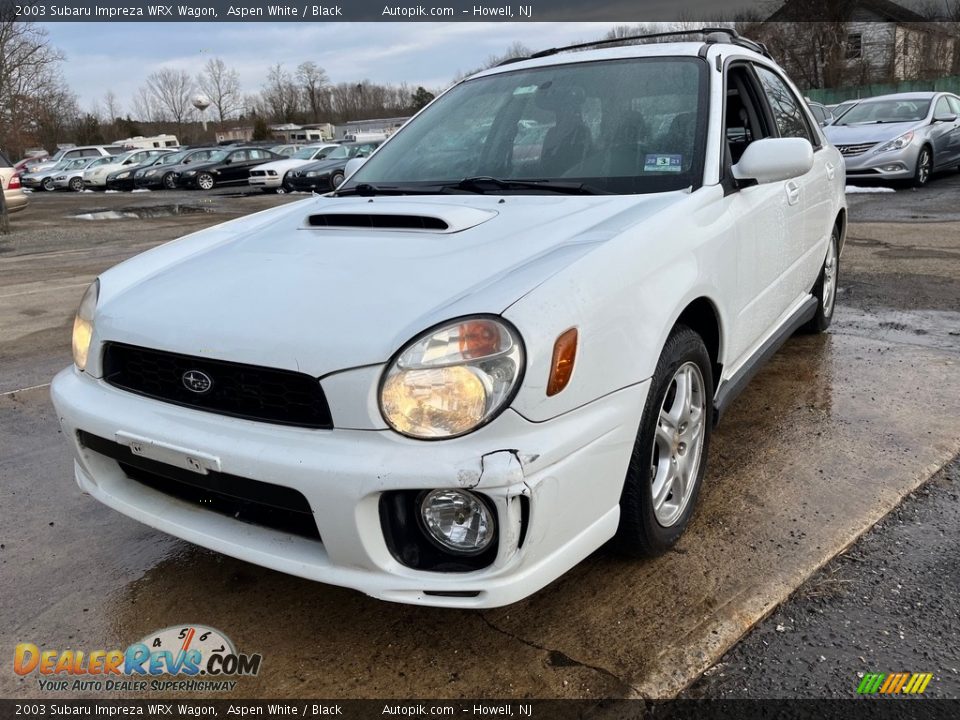 2003 Subaru Impreza WRX Wagon Aspen White / Black Photo #12