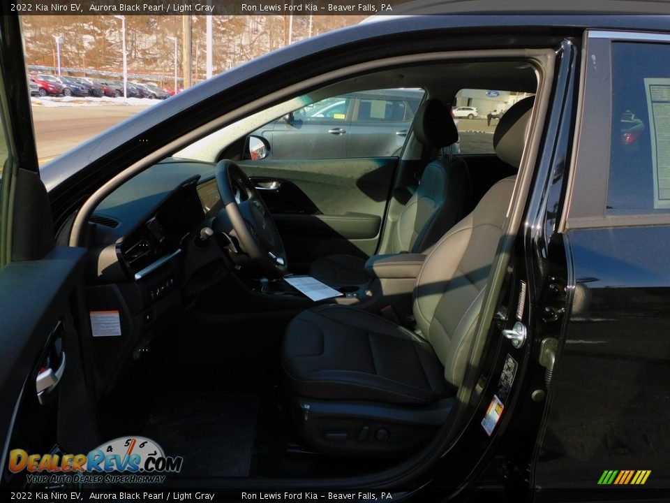 2022 Kia Niro EV Aurora Black Pearl / Light Gray Photo #11
