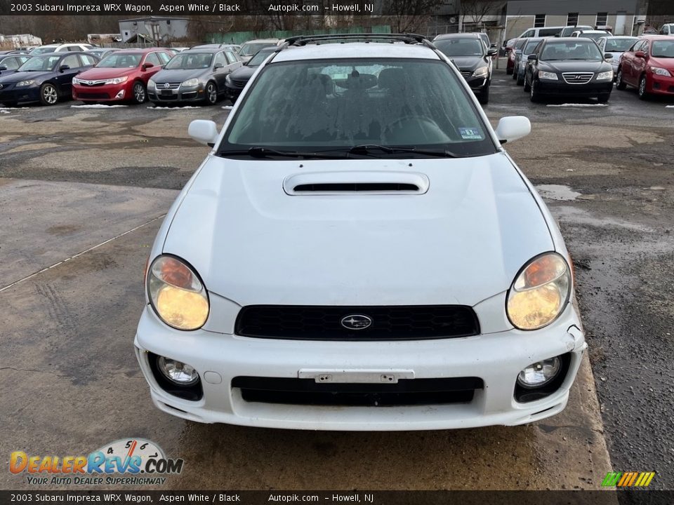 2003 Subaru Impreza WRX Wagon Aspen White / Black Photo #13