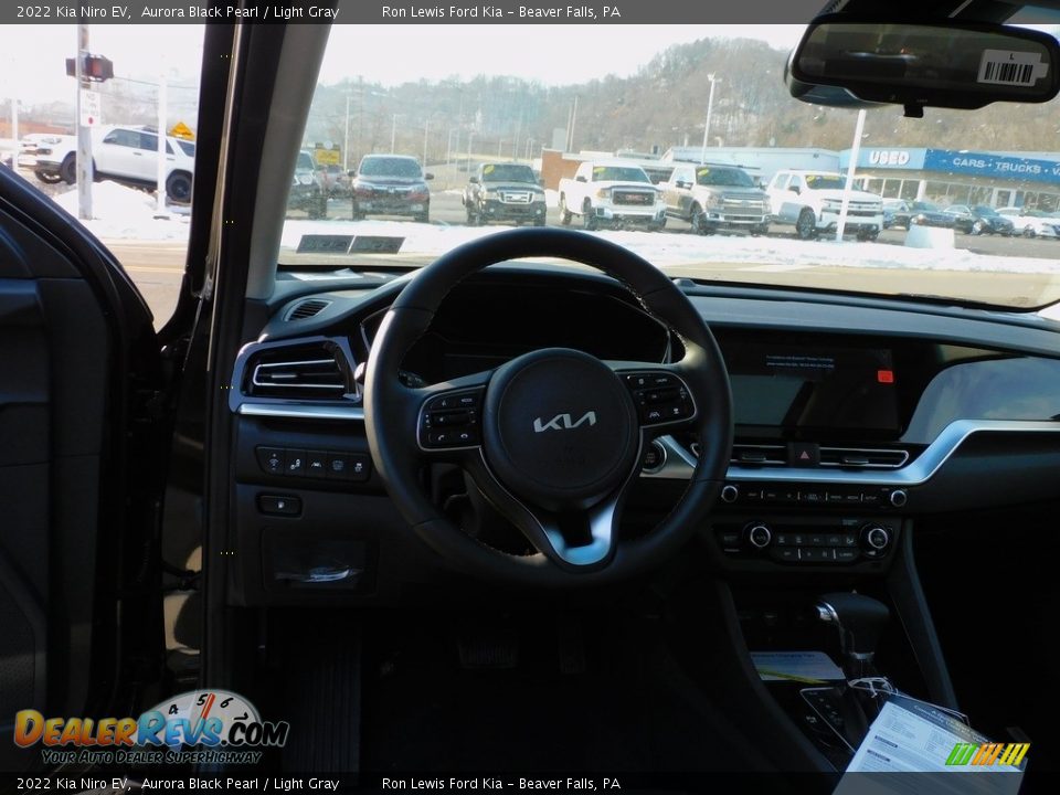 2022 Kia Niro EV Aurora Black Pearl / Light Gray Photo #13