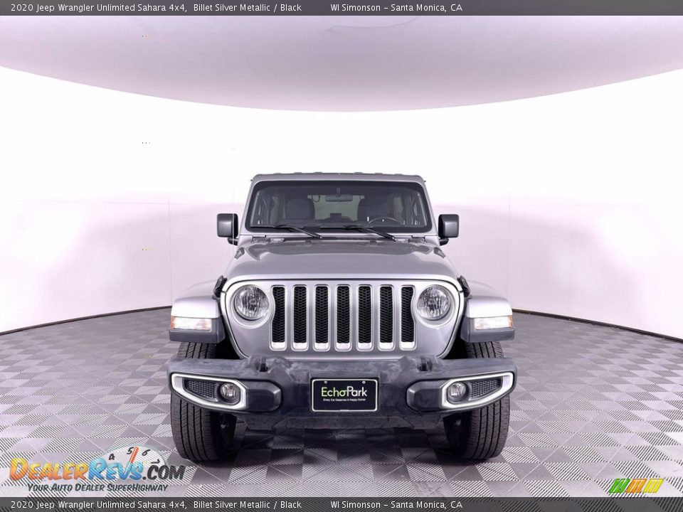 2020 Jeep Wrangler Unlimited Sahara 4x4 Billet Silver Metallic / Black Photo #2