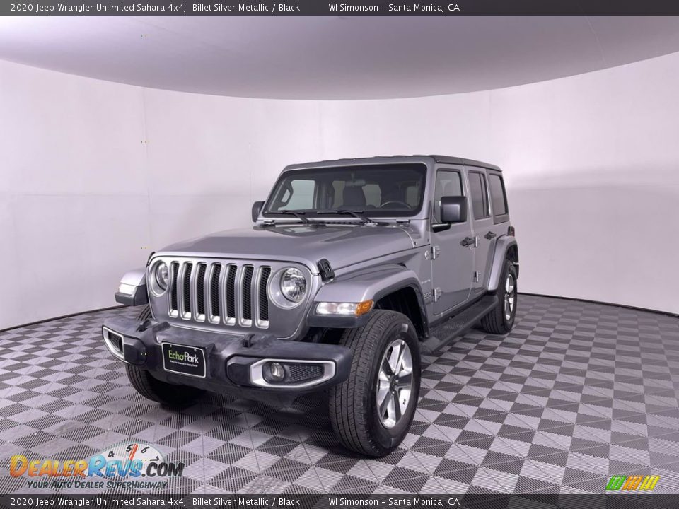 2020 Jeep Wrangler Unlimited Sahara 4x4 Billet Silver Metallic / Black Photo #3