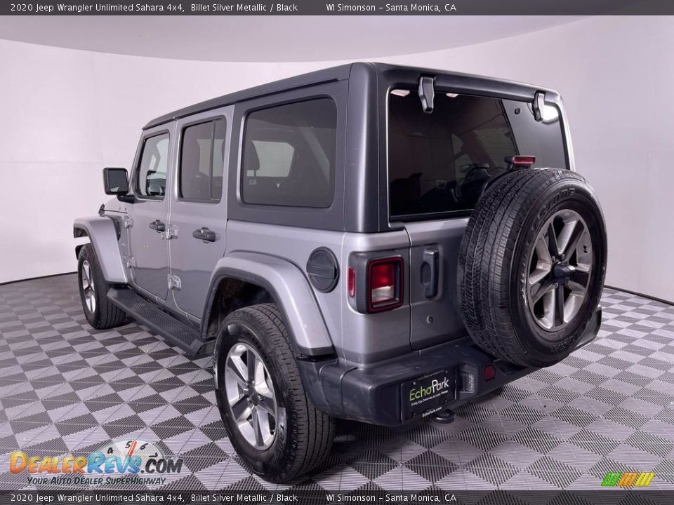 2020 Jeep Wrangler Unlimited Sahara 4x4 Billet Silver Metallic / Black Photo #5