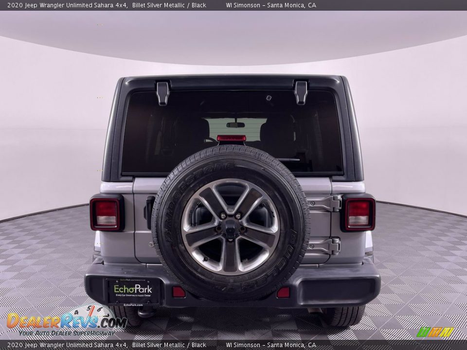 2020 Jeep Wrangler Unlimited Sahara 4x4 Billet Silver Metallic / Black Photo #6