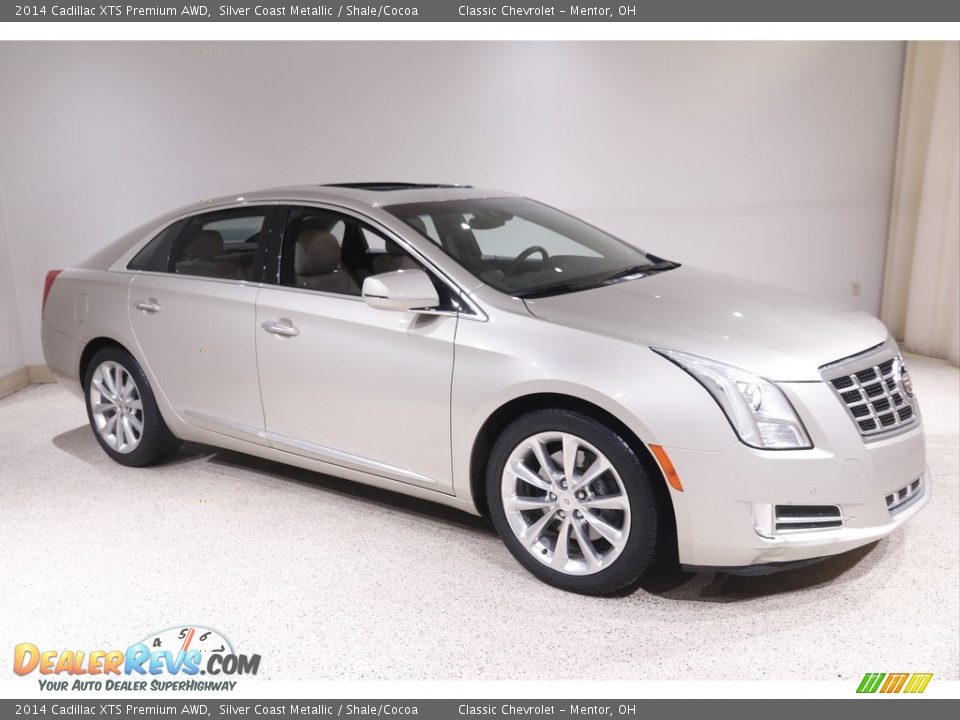 2014 Cadillac XTS Premium AWD Silver Coast Metallic / Shale/Cocoa Photo #1