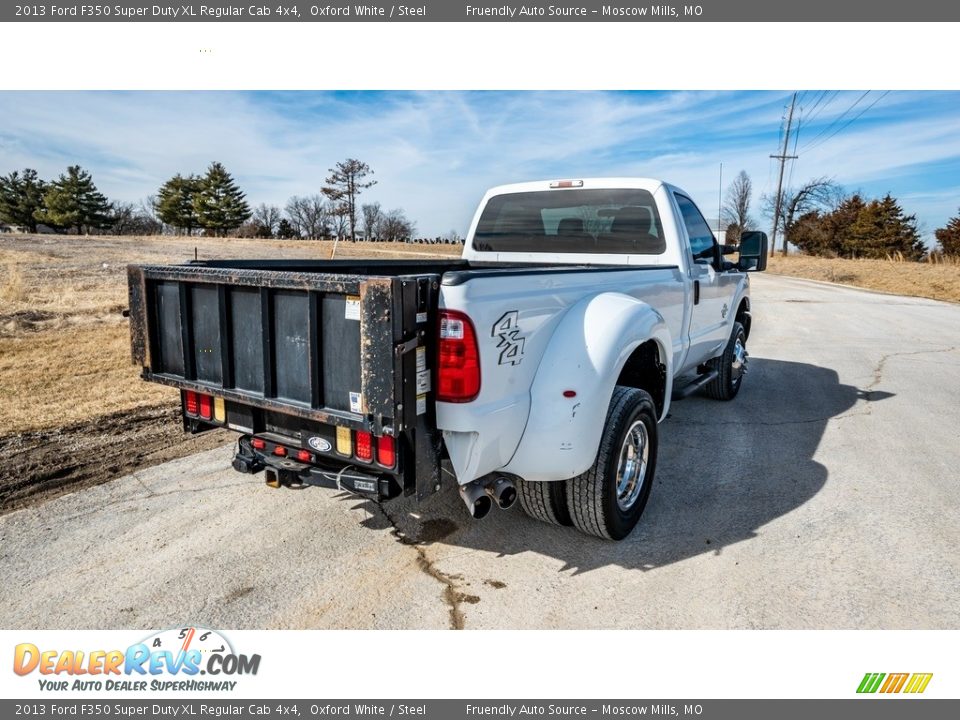 2013 Ford F350 Super Duty XL Regular Cab 4x4 Oxford White / Steel Photo #4