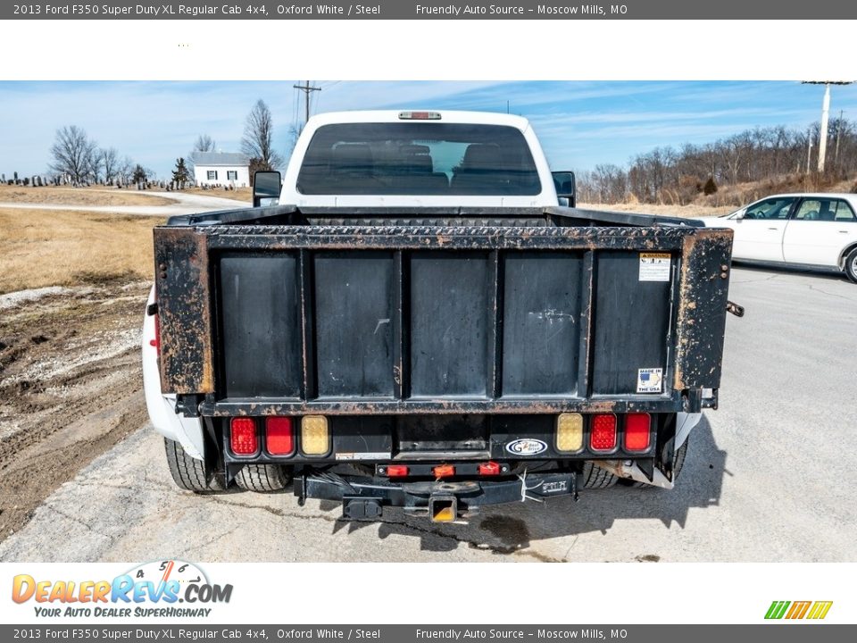 2013 Ford F350 Super Duty XL Regular Cab 4x4 Oxford White / Steel Photo #5