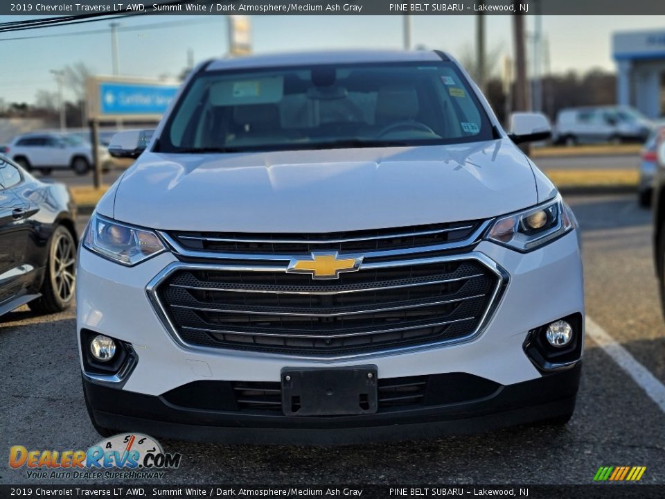 2019 Chevrolet Traverse LT AWD Summit White / Dark Atmosphere/Medium Ash Gray Photo #2